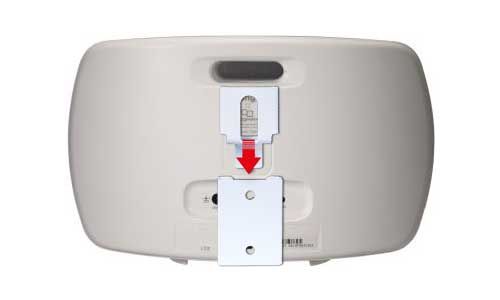 Witte portable muurbeugel voor Pure Jongo T4X