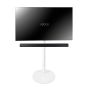 Witte tv standaard met Samsung Soundbar