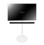Witte tv standaard met Yamaha Sound Bar