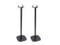 Set van twee zwarte speakerstandaards met Bose SoundTouch 10 detailfoto