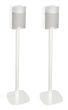 Set van twee witte speakerstandaards met Bose SoundTouch 10