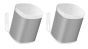 Set van twee muurbeugels voor Sonos One wit 20 graden