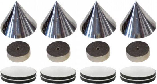 Chrome speaker spikes