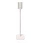 Witte speakerstandaard met Bose Lifestyle Ultra