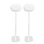 Witte speakerstandaard met Harman Kardon Omni 20