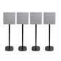 Speakerstandaard met Sony BRAVIA Theatre Quad zwart set