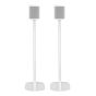 Set van twee speakerstandaards met Sonos One wit set