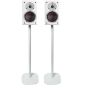 Vebos boekenplank speaker standaard universeel wit set 17x22