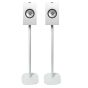Vebos boekenplank speaker standaard universeel wit set 17x22 extra aanzicht