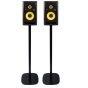 Vebos boekenplank speaker standaard universeel zwart set extra aanzicht