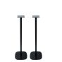 Zwarte Vebos boekenplank speaker standaard universeel set 2