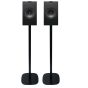 Vebos boekenplank speaker standaard universeel zwart set 17x22