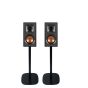 Vebos boekenplank speaker standaard universeel zwart set