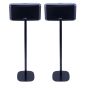 Set van twee zwarte speakerstandaards met Riva Festival