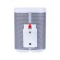 Witte portable muurbeugel voor Sonos Play 1 in achteraanzicht close-up