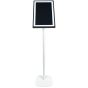 Witte speakerstandaard voor Amazon Echo Show 21 zonder speaker extra aanzicht