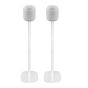 Set van twee speakerstandaards met Apple HomePod wit set