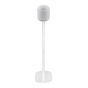 Witte speakerstandaard met Apple HomePod speaker