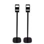 Enkele zwarte speakerstandaard met Audio Pro A28