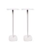 Enkele witte speakerstandaard met Audio Pro C20