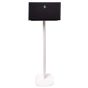 Witte speakerstandaard met Audio Pro C10