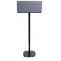 Zwarte speakerstandaard voor Audio Pro C20 zonder speaker