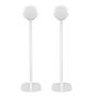 Set van twee speakerstandaards met B&O BeoPlay S3 wit set