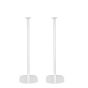 Set van twee witte speakerstandaards met B&O BeoPlay S3 detailfoto