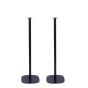 Enkele zwarte speakerstandaard met B&O BeoPlay S3