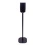 Zwarte speakerstandaard met B&W Formation Flex