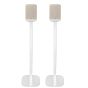 Set van twee speakerstandaards met Bluesound Pulse Flex P130 (2025) wit set