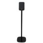 Zwarte speakerstandaard met Bluesound Pulse Flex P130 (2025)