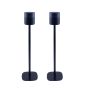 Set van twee zwarte speakerstandaards met Bose Home Speaker 300