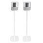 Set van twee speakerstandaards met Bose Home Speaker 500 wit set