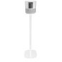 Witte speakerstandaard met Bose Home Speaker 500