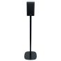Zwarte speakerstandaard met Canton Smart Soundbox 3