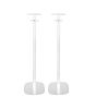 Enkele witte speakerstandaard met Google Nest Audio