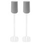 Set van twee speakerstandaards met Harman Kardon Citation 100 wit set