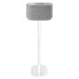 Witte speakerstandaard met Harman Kardon Citation 300