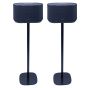Set van twee zwarte speakerstandaards met Harman Kardon Citation 300