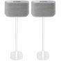 Set van twee witte speakerstandaards met Harman Kardon Citation 500