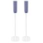 Set van twee speakerstandaards met Harman Kardon Citation Surround wit set