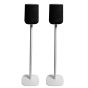 Set van twee speakerstandaards met Harman Kardon Enchant Speaker wit set