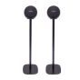 Zwarte speakerstandaard met Harman Kardon Omni 10