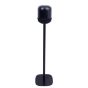 Zwarte speakerstandaard met Huawei Sound X