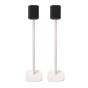Set van twee speakerstandaards met LG Sound Suite M5 wit set