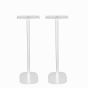 Witte speakerstandaard met Marshall Acton