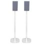 Set van twee speakerstandaards met Philips TAW6205 wit set