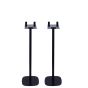 Enkele zwarte speakerstandaard met Polk Signature S15e