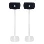 Set van twee witte speakerstandaards met Pure Jongo TX2